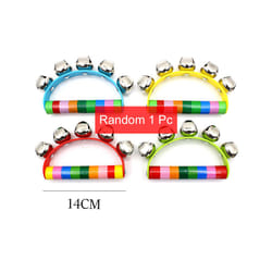 Wooden Instruments Baby Stroller Accessories Toys Portable Pacify Baby Orff Kids Percussion Instrument Gifts TMZ - 1 Semicircle rattle