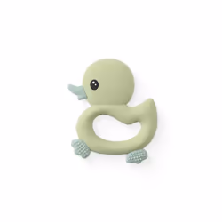 Baby Teether Food Grade Silicone Teethers Cartoon Animals Duck DIY Nursing Teething Pacifier Clip Baby Toy Teething Accessori ...