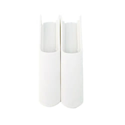 Child Dining Chair Leg Insert Baby High Chair Safety Feet Cover Security Extension Insert Pad for Stokk Chair - White