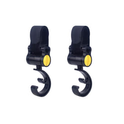 Baby Mutiple Stroller Accessories Hook Stroller Organizer Shopping Hooks Pram Hanger For Baby Car Buggy Accessoire Poussette - Yellow 2pcs-D