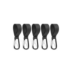 Baby Stroller Hook Clip Aluminum Alloy Carabiner Cart Organizer Diaper Bag Shopping Pram Hook Hanger Stroller Accessories - 5pcs