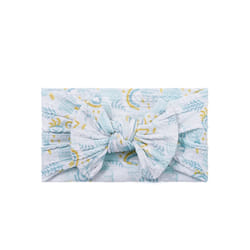 1pcs Bow Baby Head Band for Children Print Baby Headbands Newborn Cable Headband Turban Kids Headwear Baby Hair Accessories - print-1