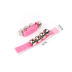 Wooden Instruments Baby Stroller Accessories Toys Portable Pacify Baby Orff Kids Percussion Instrument Gifts TMZ - 2pcs L Pink