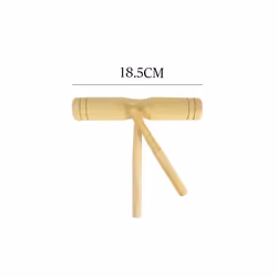 Children Musical Instrument Toys Mini Wooden Baby Stroller Accessories Clapping Board Log Color Bell Sand Hammer Sound TMZ - ...