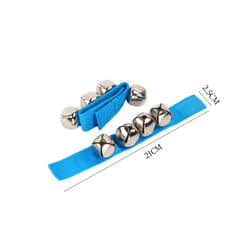 Wooden Instruments Baby Stroller Accessories Toys Portable Pacify Baby Orff Kids Percussion Instrument Gifts TMZ - 2pcs L Blue