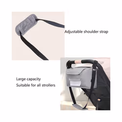 Stroller Bag Pram Organizer Baby Accessories Cup Holder Cover Newborns Trolley Portable Travel Car Bags For Carriages Universal - Stroller hook