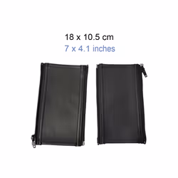 Stroller Handle Covers fit for Bugaboo bee3,bee 5, bee+ Baby Carriage PU Leather Armrest Case Protective Cover Accessories - Black