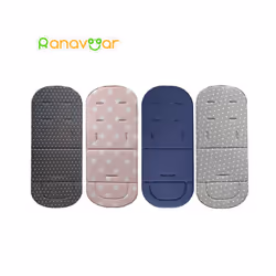 Fation Comfortable Baby Stroller Pad Four Seasons General Soft Seat Cushion Child Cart Seat Mat Kids Pushchair Cushion For - pink stars