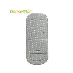 Fation Comfortable Baby Stroller Pad Four Seasons General Soft Seat Cushion Child Cart Seat Mat Kids Pushchair Cushion For - gray stars