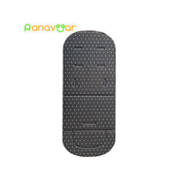 Fation Comfortable Baby Stroller Pad Four Seasons General Soft Seat Cushion Child Cart Seat Mat Kids Pushchair Cushion For - dark gray dot