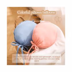 Balloon Wall Hanging Ornaments Cotton Kids Pillow Room Cotton Balloon Hanging Decorations Newborn Photography Props Accessories - 4