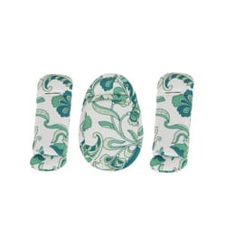 3PCS car seat with shoulder pad set, baby carriage accessories, suitable for all car seats, baby carriage soft seat belt - Green Leaves