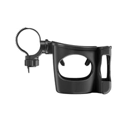 Baby Stroller Accessories Cup Mobile Phone Holder Children Tricycle Bicycle Cart Bottle Rack Milk Water Pushchair Carriage - Fix Strap Black