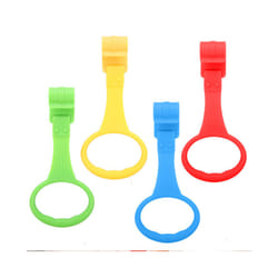 Baby Learning to Stand Hand-Pull Ring Sling Ring Play Bed Bed Car Hook Suitable for 0-3 Years Old Babies - 4pcs