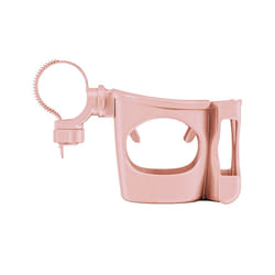 Baby Stroller Accessories Cup Mobile Phone Holder Children Tricycle Bicycle Cart Bottle Rack Milk Water Pushchair Carriage - Fix Strap Pink