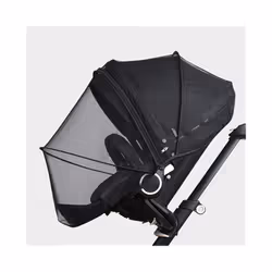 Zipper type fly protection accessories children's crib summer mesh carriage full cover mosquito net baby stroller trolley - B ...