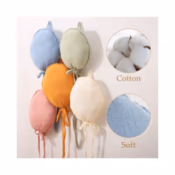 Balloon Wall Hanging Ornaments Cotton Kids Pillow Room Cotton Balloon Hanging Decorations Newborn Photography Props Accessories - Blue