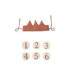 Balloon Wall Hanging Ornaments Cotton Kids Pillow Room Cotton Balloon Hanging Decorations Newborn Photography Props Accessories - Brown