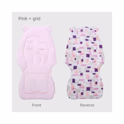 ) Baby Stroller Accessories Cotton Diapers Changing Nappy Pad Seat Carriages/Pram/Buggy/Car General Mat for New Born - Pink ( ...