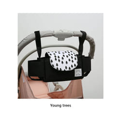 Stroller Bag Pram Organizer Baby Accessories Cup Holder Cover Newborns Trolley Portable Travel Car Bags For Carriages Universal - 35x13x13cmTI111