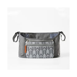 Stroller Bag Pram Organizer Baby Accessories Cup Holder Cover Newborns Trolley Portable Travel Car Bags For Carriages Universal - 30x10x17cm gray