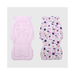 Baby Stroller Seat Pad Double Cotton Seat Pad Sided Seat Cushion  Infant Child Cart Mattress Mat Stroller Accessories - A