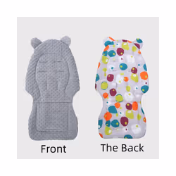 Baby Stroller Seat Pad Double Cotton Seat Pad Sided Seat Cushion  Infant Child Cart Mattress Mat Stroller Accessories - B