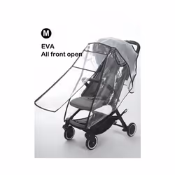 Baby stroller accessories waterproof and rainproof cover transparent windproof and dustproof opened for baby stroller raincoa ...