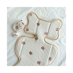 Baby Stroller Liner Breathable Newborn Car Seat Cushion Changing Nappy Pad Summer Kids Pram Accessories - squirrel
