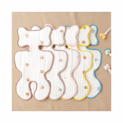 Baby Stroller Liner Breathable Newborn Car Seat Cushion Changing Nappy Pad Summer Kids Pram Accessories - rabbit