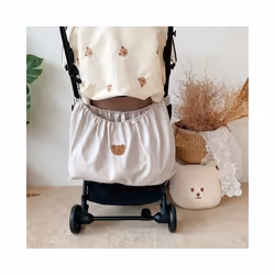 Reusable Washable Baby Milk Bottle Diapers Pouch Outdoor Travel Stroller Hanging Storage Organizer Nappy Storage Bag - Beige ...
