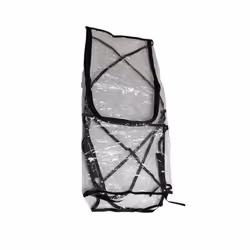 Transparent Baby Stroller Raincoat Cover Trolley Umbrella Car Rain Cover Baby Stroller Windshield Stroller Accessories - 1pc