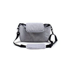 Pram Stroller Organizer Bag Diaper Bags Nursing Stroller Bag Stroller Accessories Stroller Cup Holder Cover With Shoulder - gray