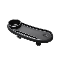 3 In 1 Baby Stroller Dinner Table Tray Phone Stand Plate Accessories Supplies for Toddler Infant Girl Boy Milk Bottle Cup - Black Phone Plate