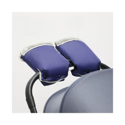 2pcs Winter Warm Stroller Gloves Waterproof Gloves Pram Accessory Stroller Mitten Winter Warm Gloves pram hand muff Mitten - Blue