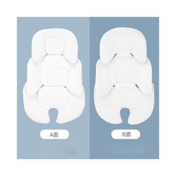 Baby Stroller Cushion Car Seat Insert Baby Stroller Seat Cushion Pillow Mattress Breathable Mesh Liner Mat Pram Thermal - 1pc White