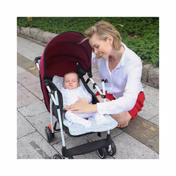 Comfortable Cotton Baby Stroller Pad Four Seasons General Soft Seat Cushion Child Cart Seat Mat Kids Pushchair Cushion For - panda