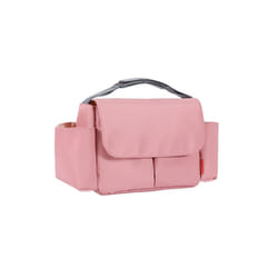 Baby Stroller Bag Pram Organizer Accessories Stroller Cup Holder Cover Trolley Organizer Pouch Travel Accessories - Coral