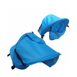 1pc Baby Stroller Sun Tent Pram Canopys Rain Sun Shade Cover Easy Install Sun Cover Folding Baby Carriage Sun Tent - Blue