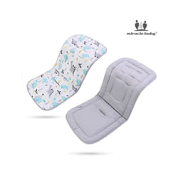Comfortable Cotton Baby Stroller Pad Four Seasons General Soft Seat Cushion Child Cart Seat Mat Kids Pushchair Cushion For - dinosaur