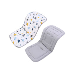 Comfortable Cotton Baby Stroller Pad Four Seasons General Soft Seat Cushion Child Cart Seat Mat Kids Pushchair Cushion For - star