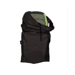 Large Capacity Baby Stroller Storage Bag with Hand Strap Waterproof Oxford Cloth Black Dust Cover Organizer for Travel - black