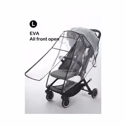Baby stroller accessories waterproof and rainproof cover transparent windproof and dustproof opened for baby stroller raincoa ...