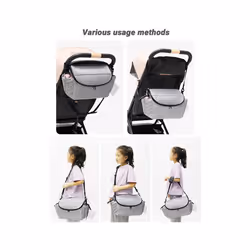 Stroller Bag Pram Stroller Organizer Baby Stroller Accessories Stroller Cup Holder Cover Baby Strollers Paquetes De Maternidad - GD220 gray
