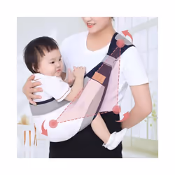 Lightweight Baby Carriers With Adjustable Shoulder Strap For Infants Toddlers Multifunctional Toddler Outdoor Travel Accessories - PINK-Normal