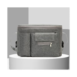 1pc Stroller hanging bag Multi-functional going out mommy bag waterproof mother and baby storage bag Stroller hanging bag - Gray