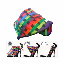 Baby Stroller Sunshield Shade Protection Hood Canopy Cover Prams Stroller Accessories Visor Sitting and Lying  Shade - 900C7HH1004276-R-A