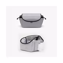 Stroller Bag Pram Organizer Baby Stroller Accessories Stroller Cup Holder Cover Baby Strollers mummy bag - gray