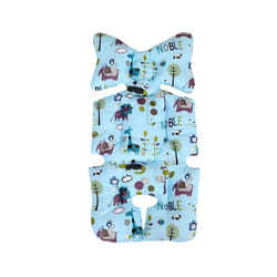 Cotton Universal Baby Stroller Car High Chair Seat Cushion Liner Mat Pad Cover Protector For Baby Kid Toddler Infants - Blue animal kingdom