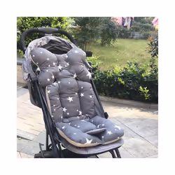 Cotton Universal Baby Stroller Car High Chair Seat Cushion Liner Mat Pad Cover Protector For Baby Kid Toddler Infants - Blue animal kingdom